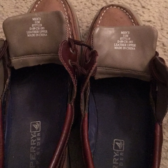 Sperry Top Sider two tone leather loafer size 11 - Picture 6 of 8
